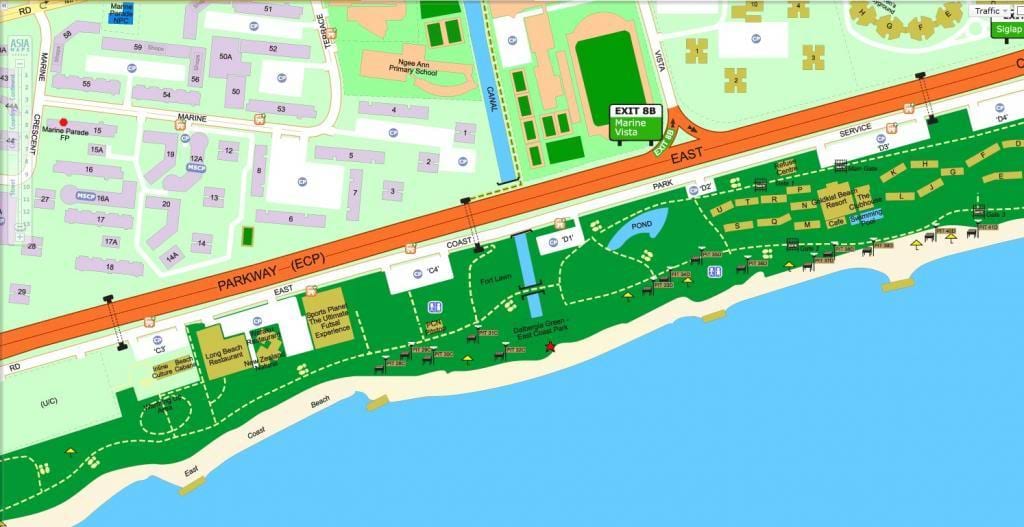 karte austrumu izmaksas parks