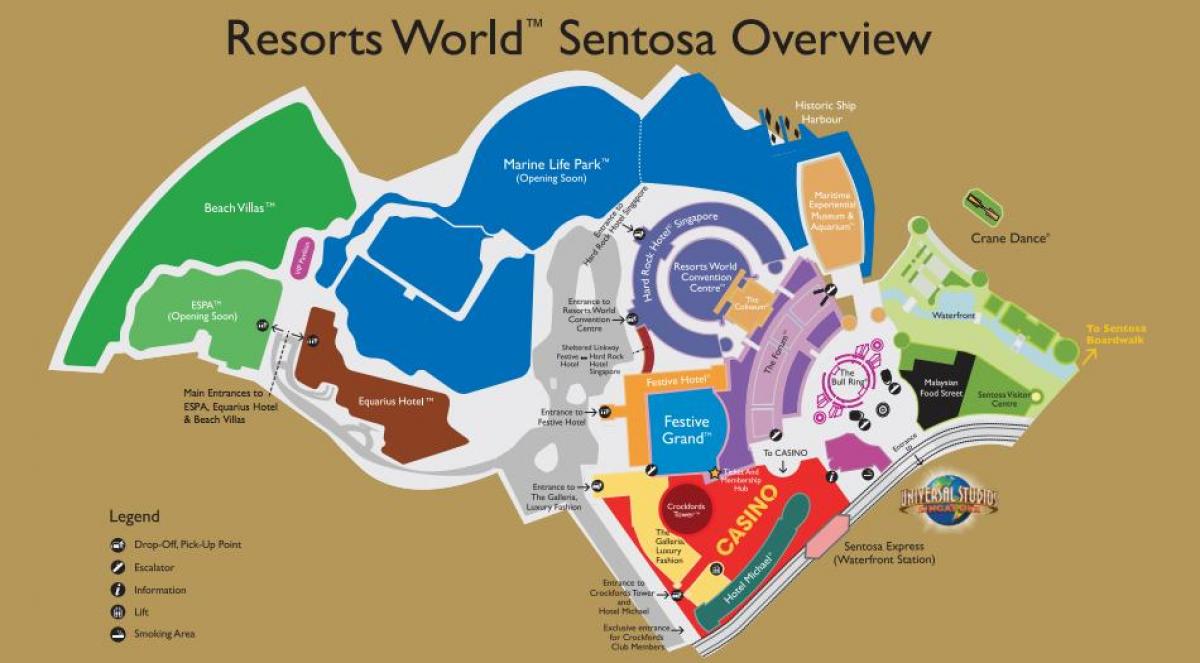 Resorts World Sentosa karte