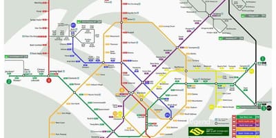 Singapūra mrt tiešsaistes karte