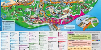 Sentosa kartes atrakcijas