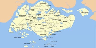 Karte Singapūra erp