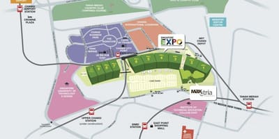 Kartes Singapūras expo